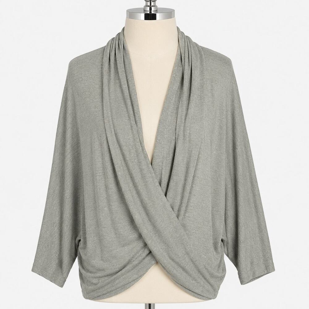 Free People We The Free Sage Green Dolman Wrap Sweater Women's Small